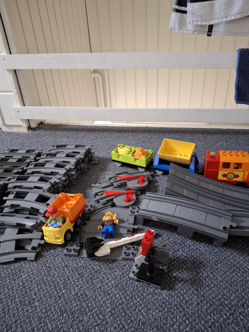 Duplo   trein met toe behoren