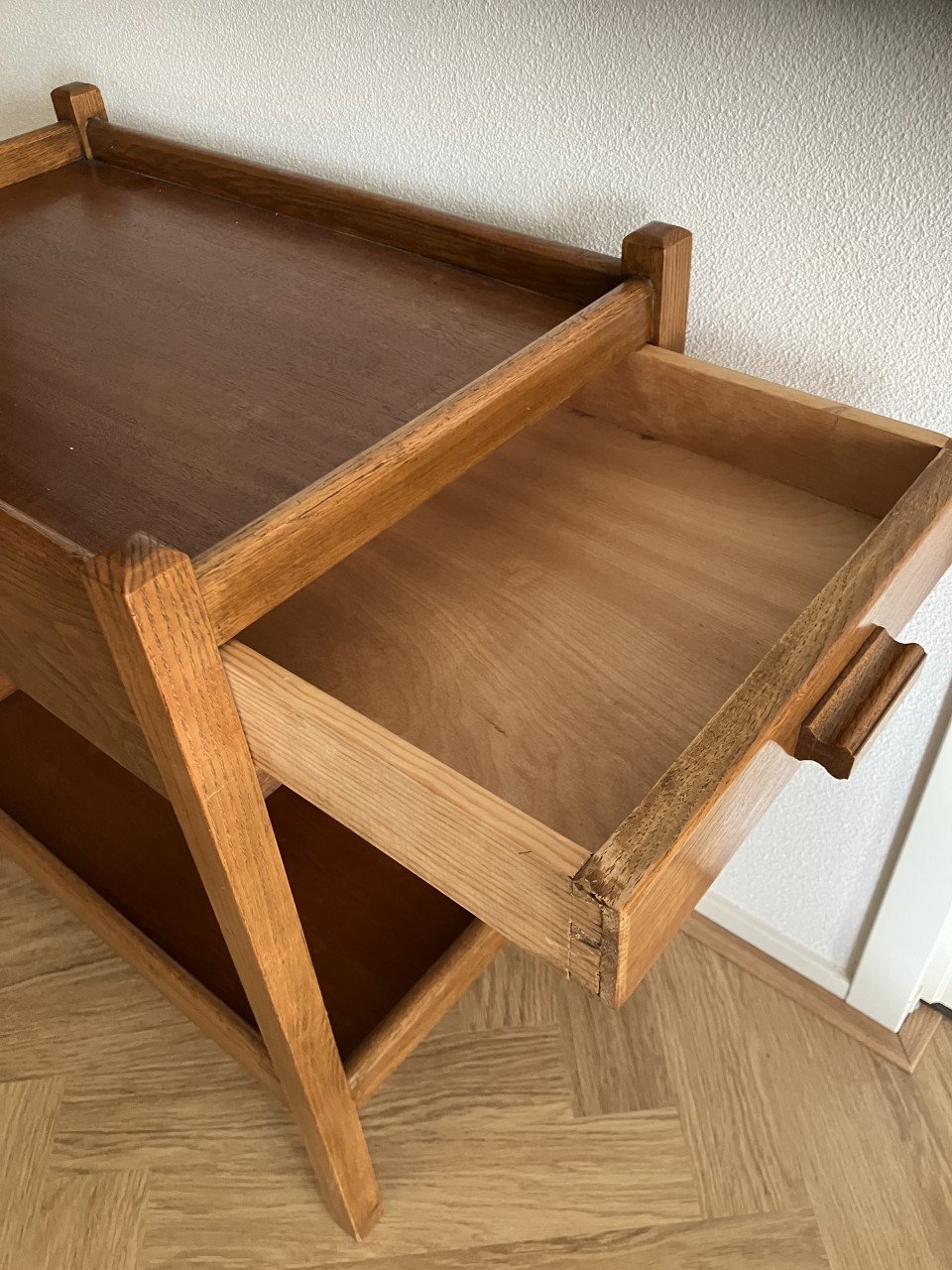 Bijzettafel met 2x lade 60x40