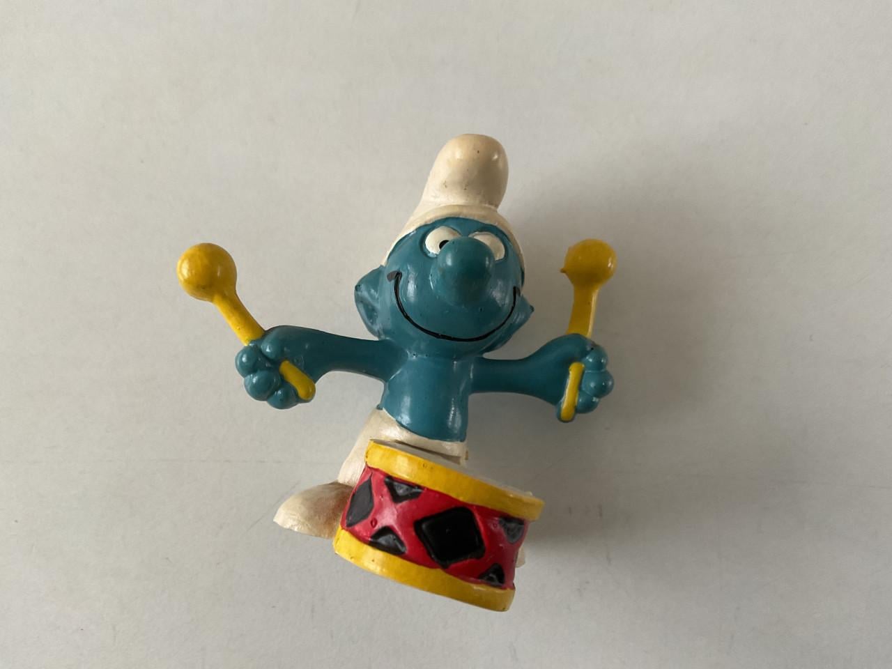 Verschillende Smurfen. Merk: Schleich/Peyo.  Materiaal: rubber, hoog 5 cm.