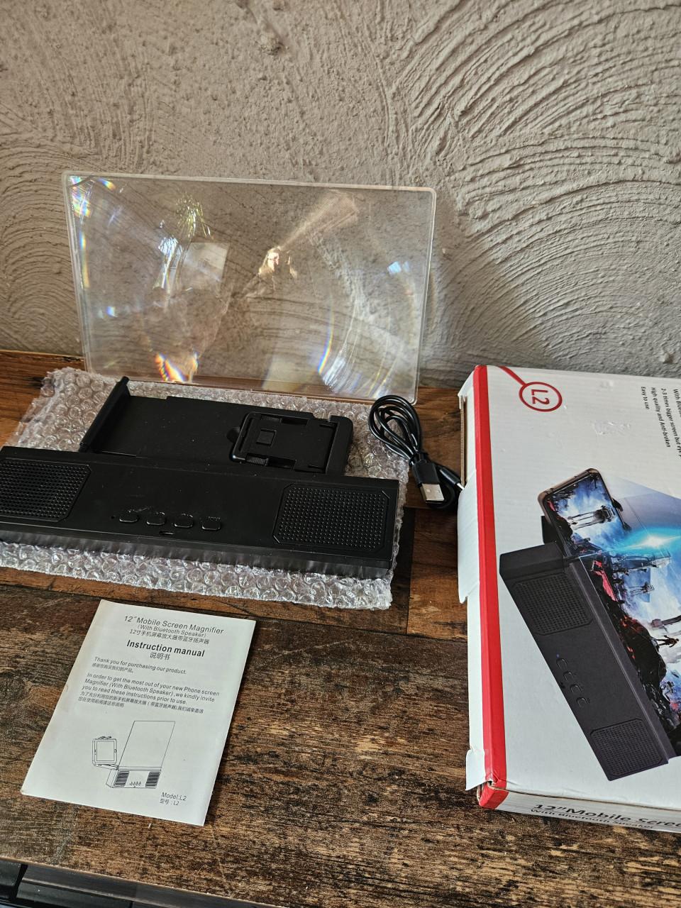 Nieuwe Mobiele telefoon Schermversterker met Bluetooth
