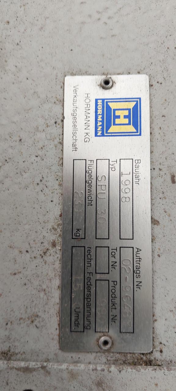 Overhead deur 380x400