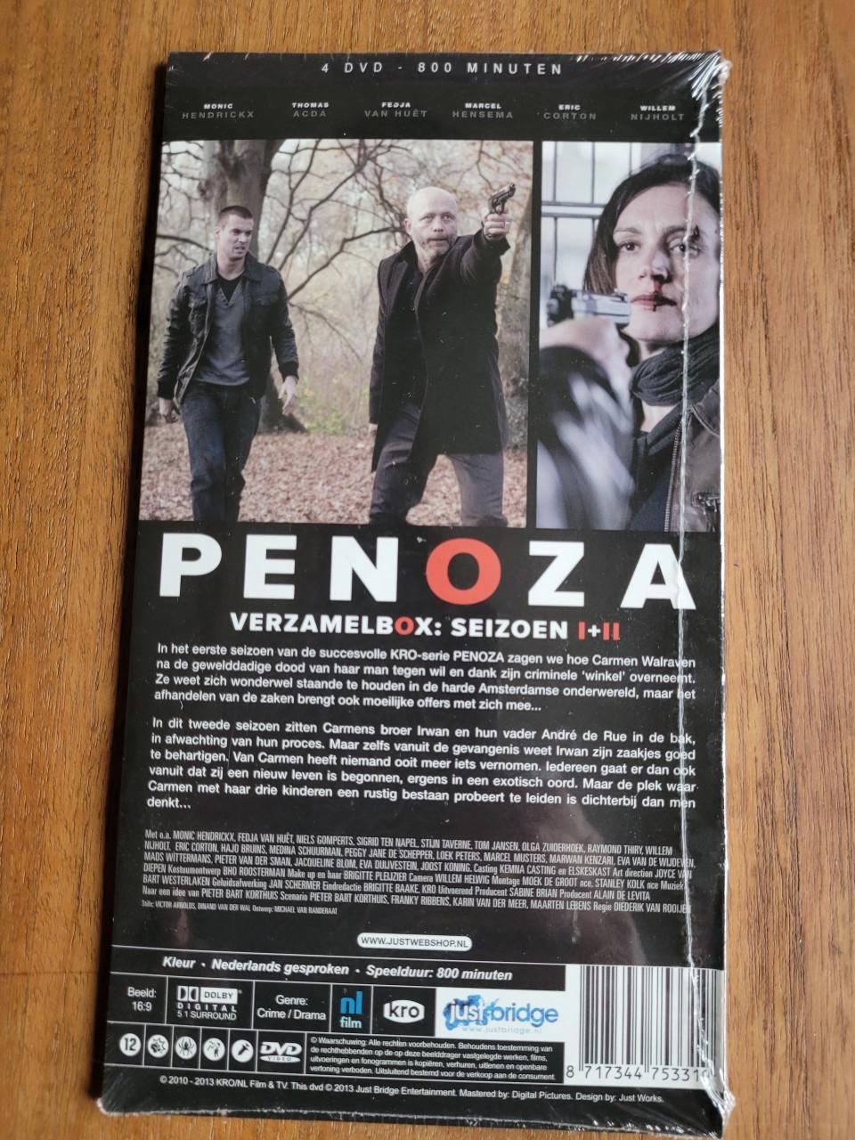 4 DVD Penoza seizoen 1+2 gesealed