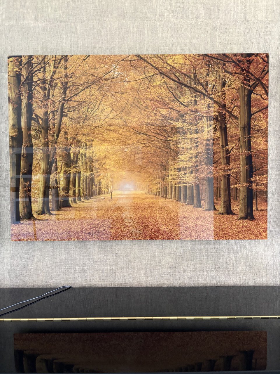 4 seizoens foto`s geprint op plexiglas