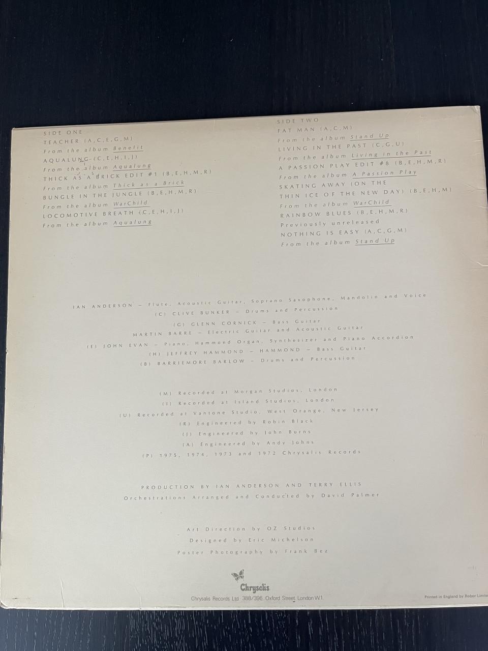 LP M.U. - The Best Of Jethro Tull (vinyl)