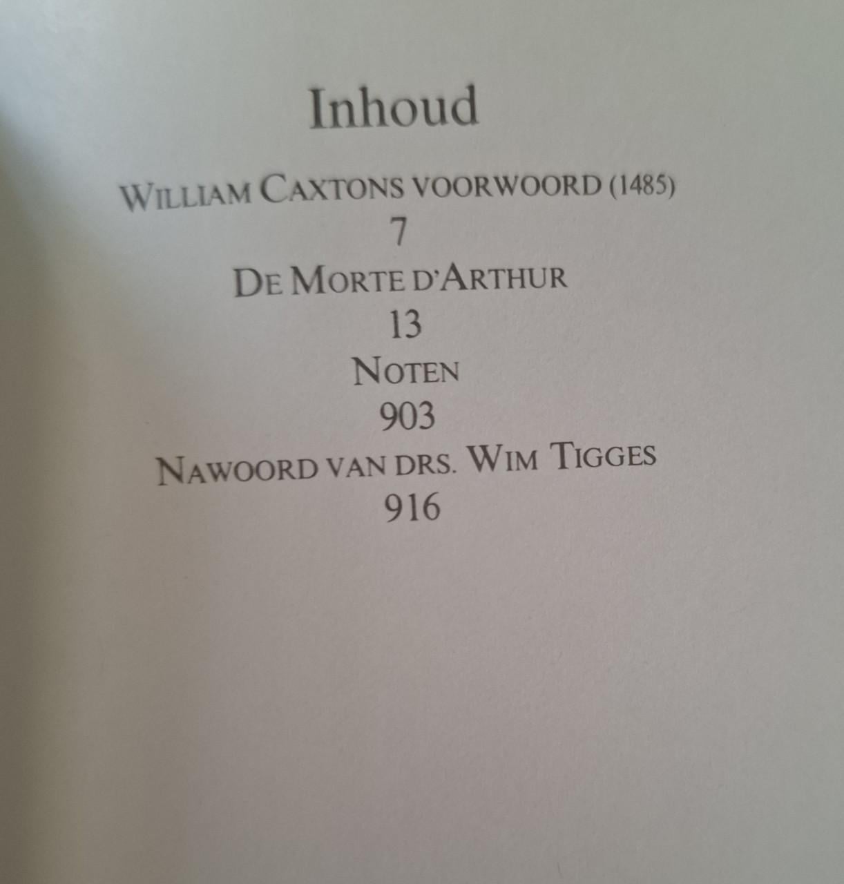 De Morte d´Arthur, door Sir Thomas Malory, Nederlands