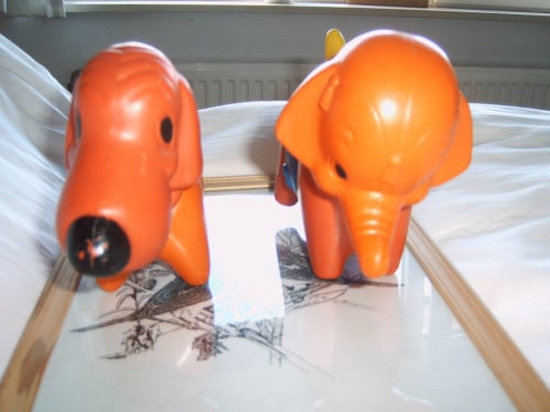 Hond plus olifant