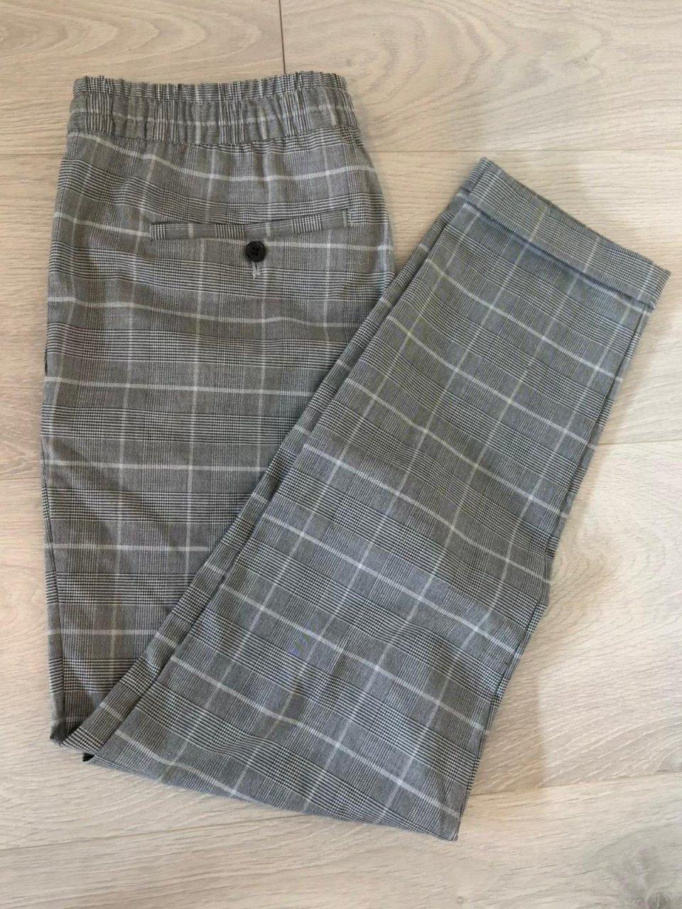 Pantalon slim fit ruiten. M