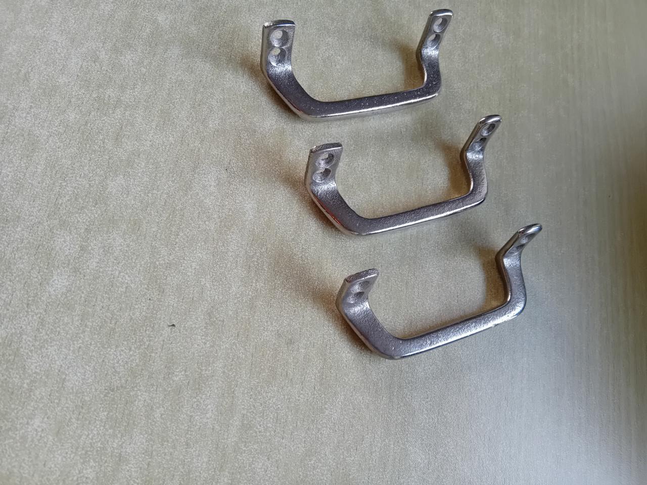 Antieke schuifraam handgrepen 3 stuks