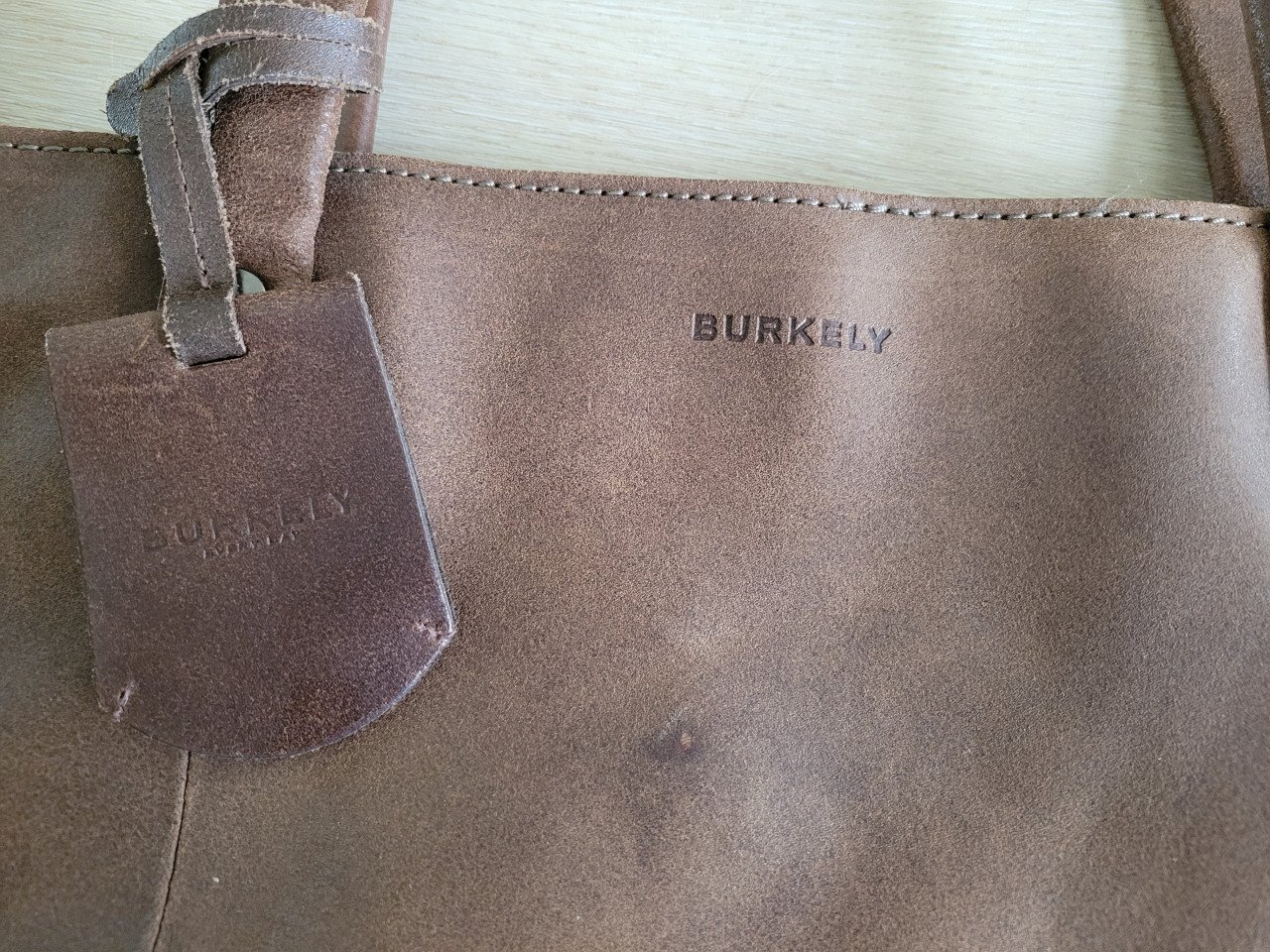 Mooie leren tas van Burkely