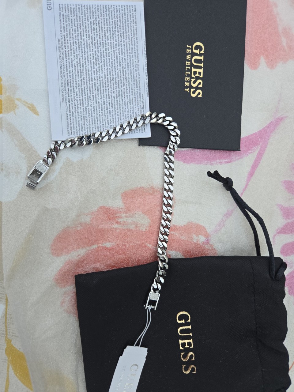 Guess heren stalen armband LINK CITY