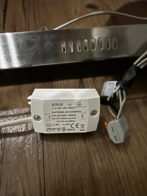 Moderne hanglamp met rvs en glas