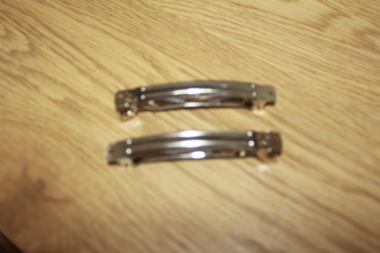 2 klemmen om leuke haarklem te maken