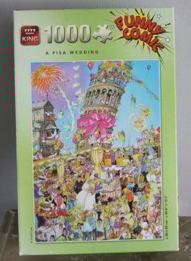 Puzzel king a pisa wedding  1000 stukjes