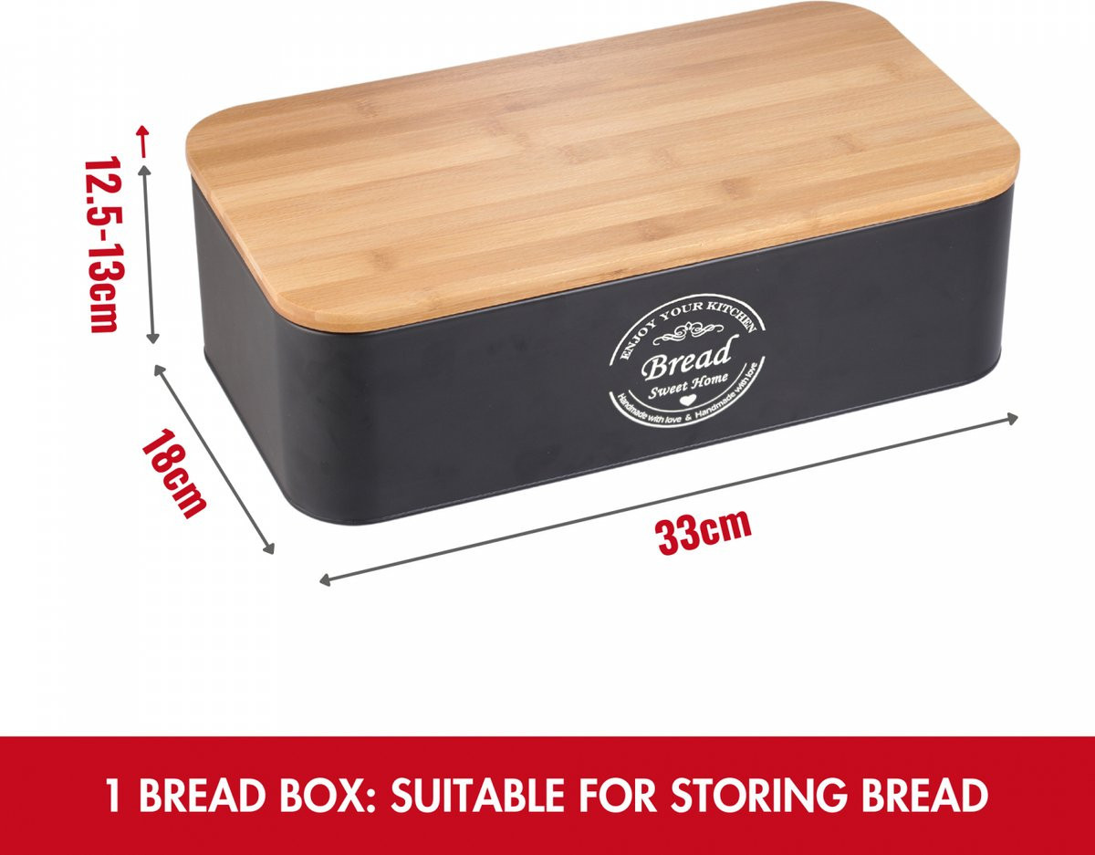Herzberg 4-Delige Brooddozenset lunchbox broodtrommel met Bussen - Mat Zwar
