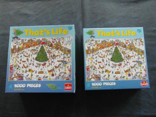 Thats's Life Kerstpuzzels 1000 stukjes.