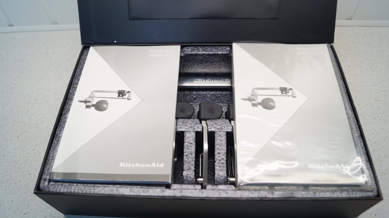 Spiraal plus pel schil accessoire voor Kitchenaid keukenmachine.