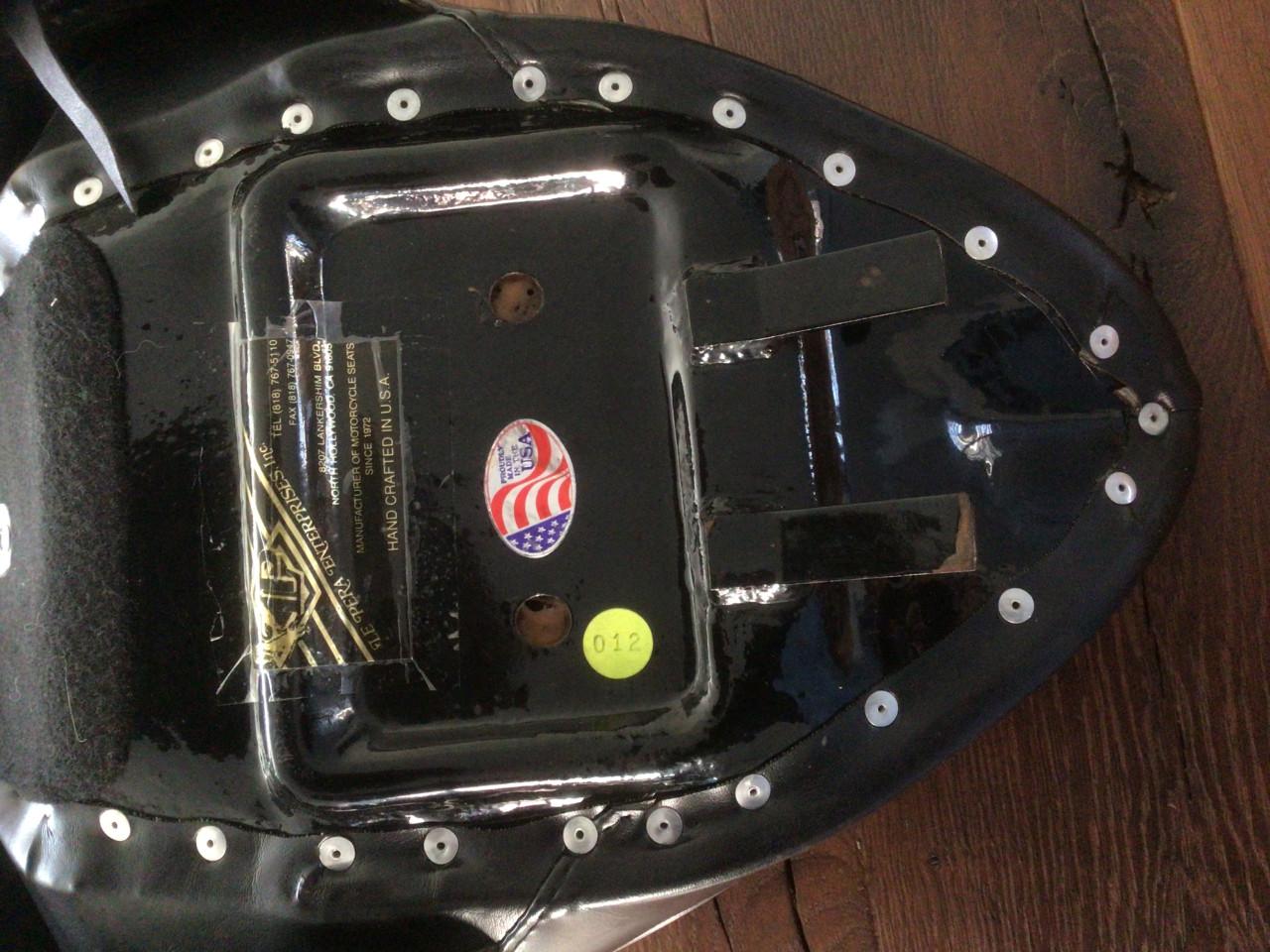 Lederen zadel voor Harley Davidson