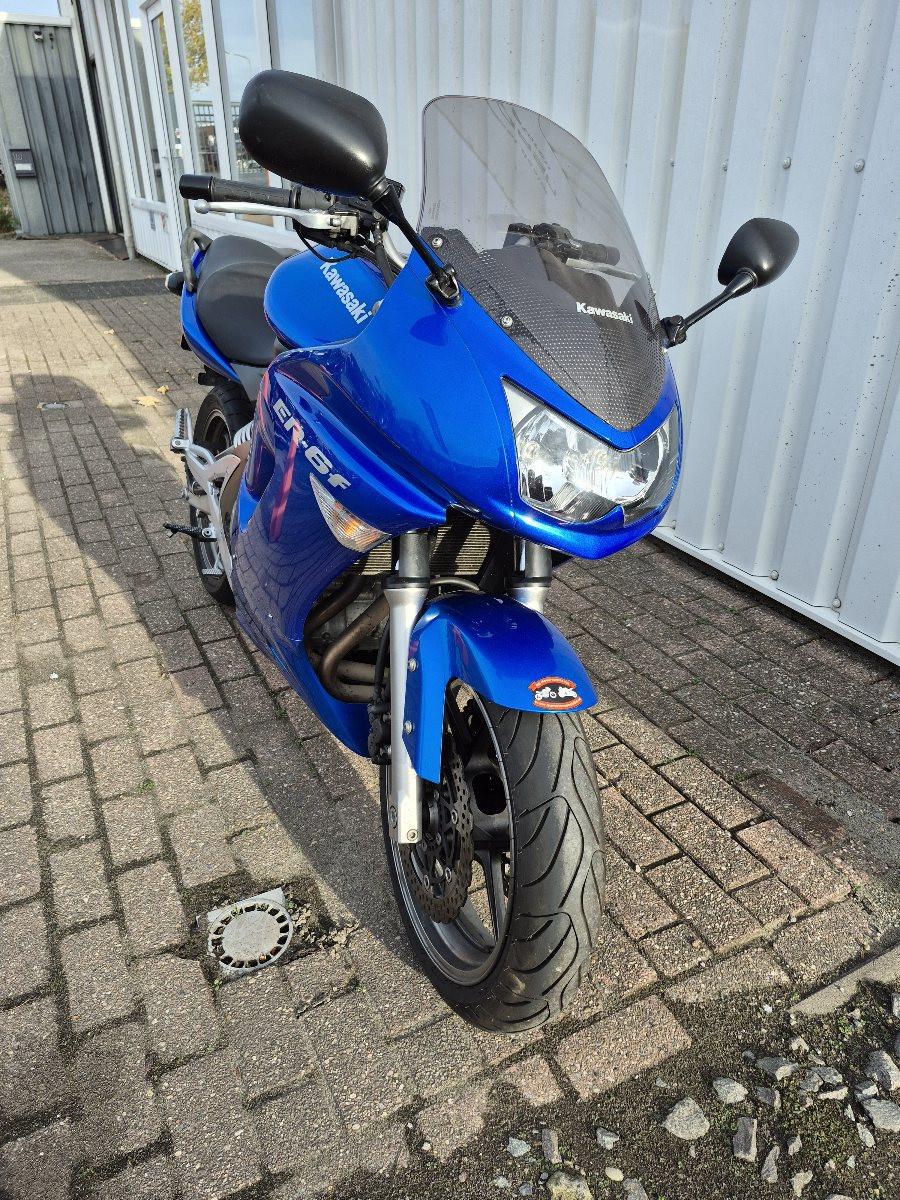 Kawasaki ER6-F uit 2008, sportieve toermotor, zeer netjes