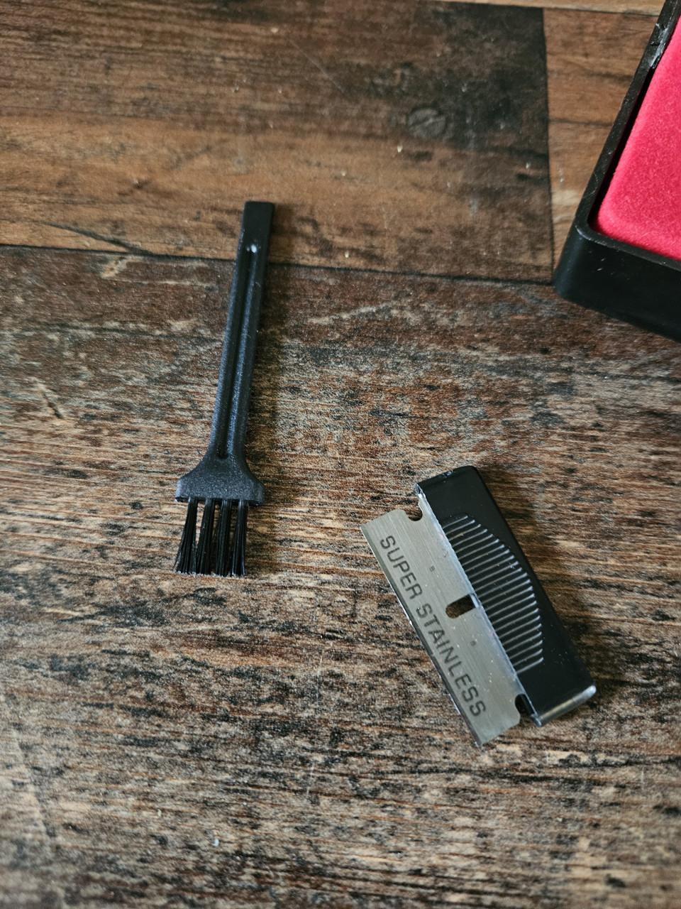 Zgan Vintage Bib Tape Head Cleaner & Splicer Set
