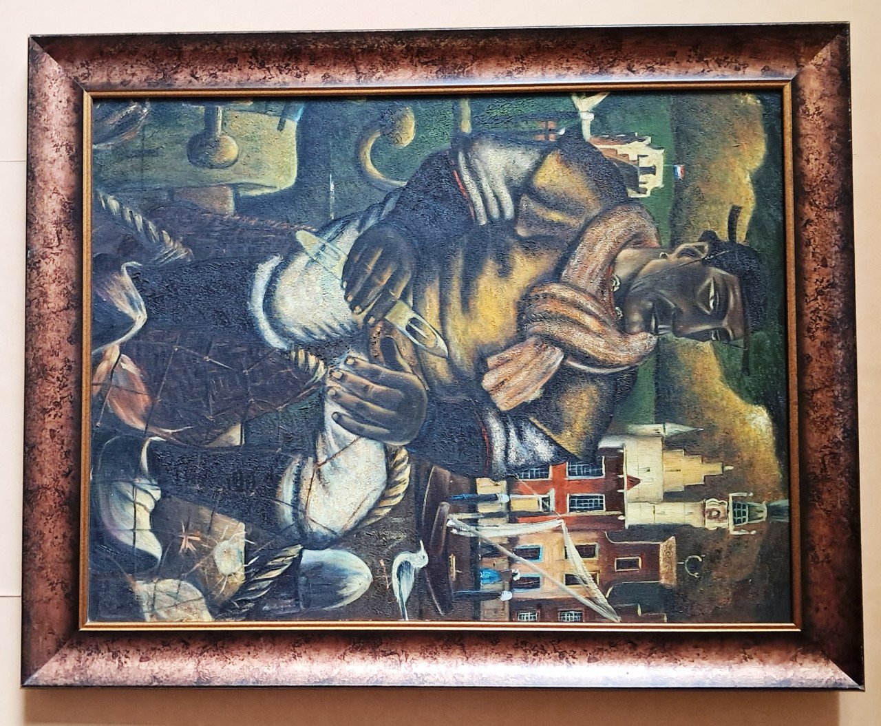 Visser klederdracht Veere Zeeland schilderij Reimond KIMPE