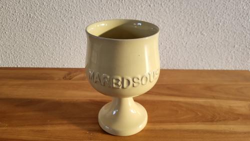 Maredsous stenen bierkelk h 16 cm
