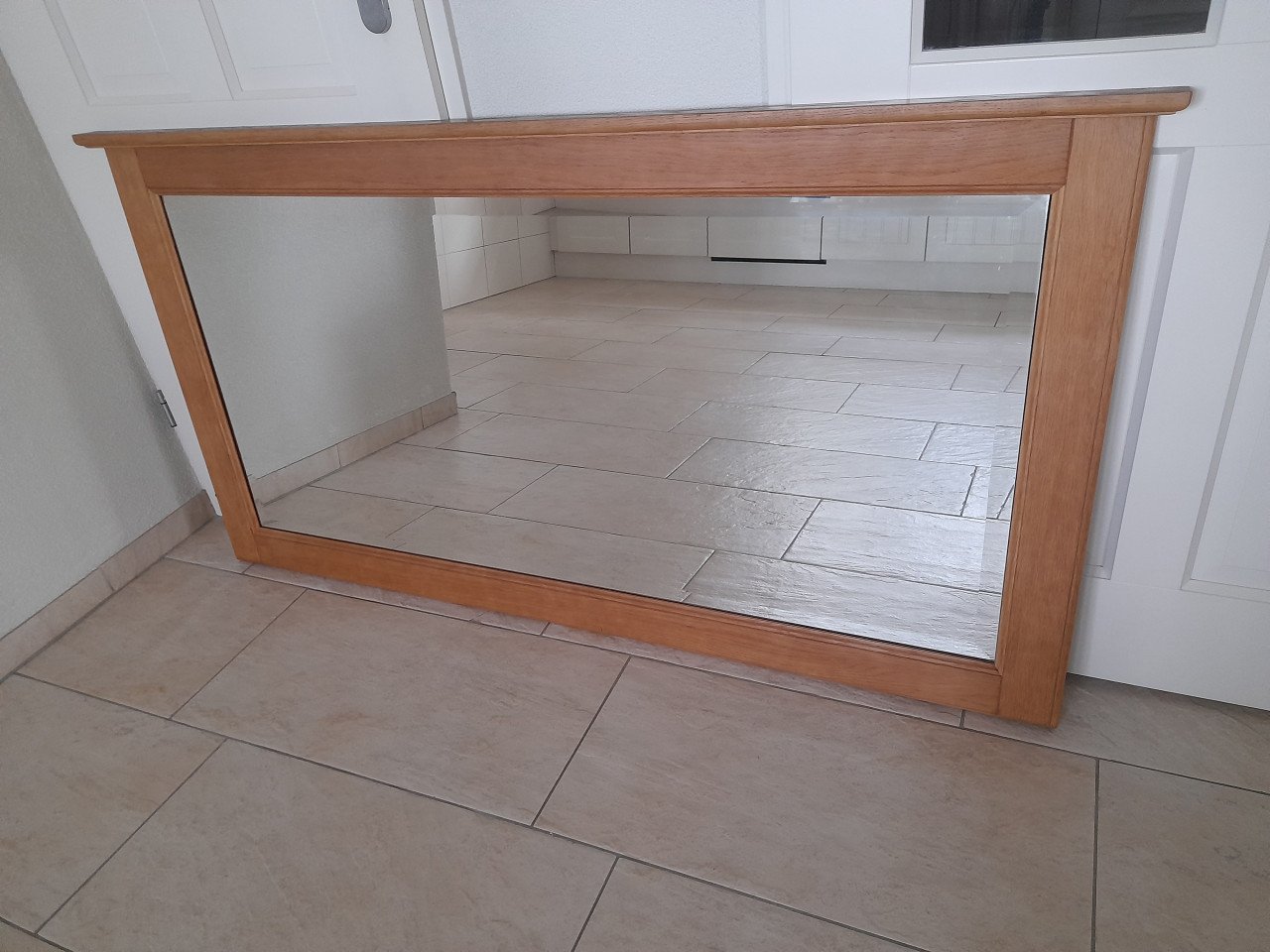 Prachtige grote spiegel 150 x 80 (in goede nette staat)