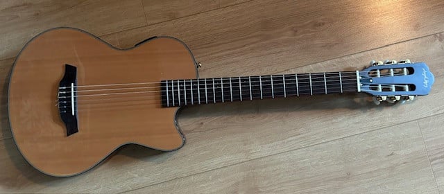Fijne elektro- akoestische gitaar