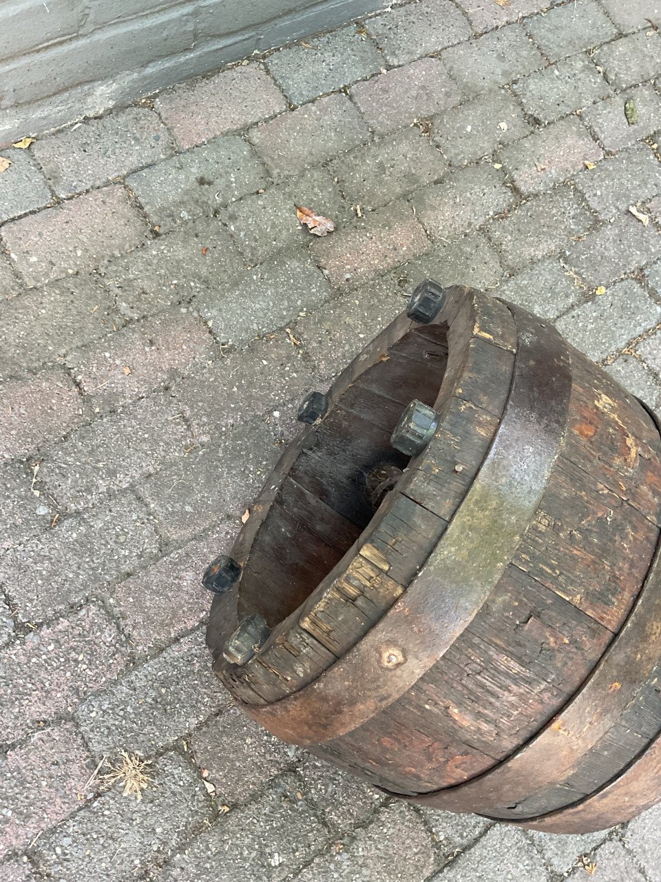 Antiek eiken biervat