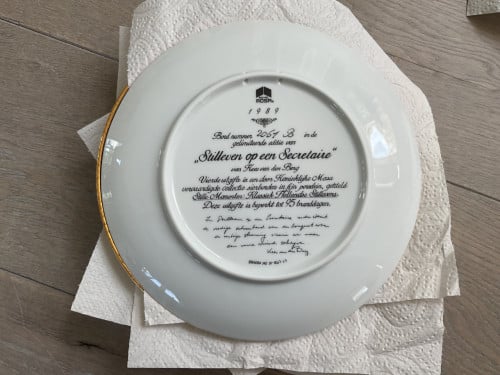 Porseleinen borden