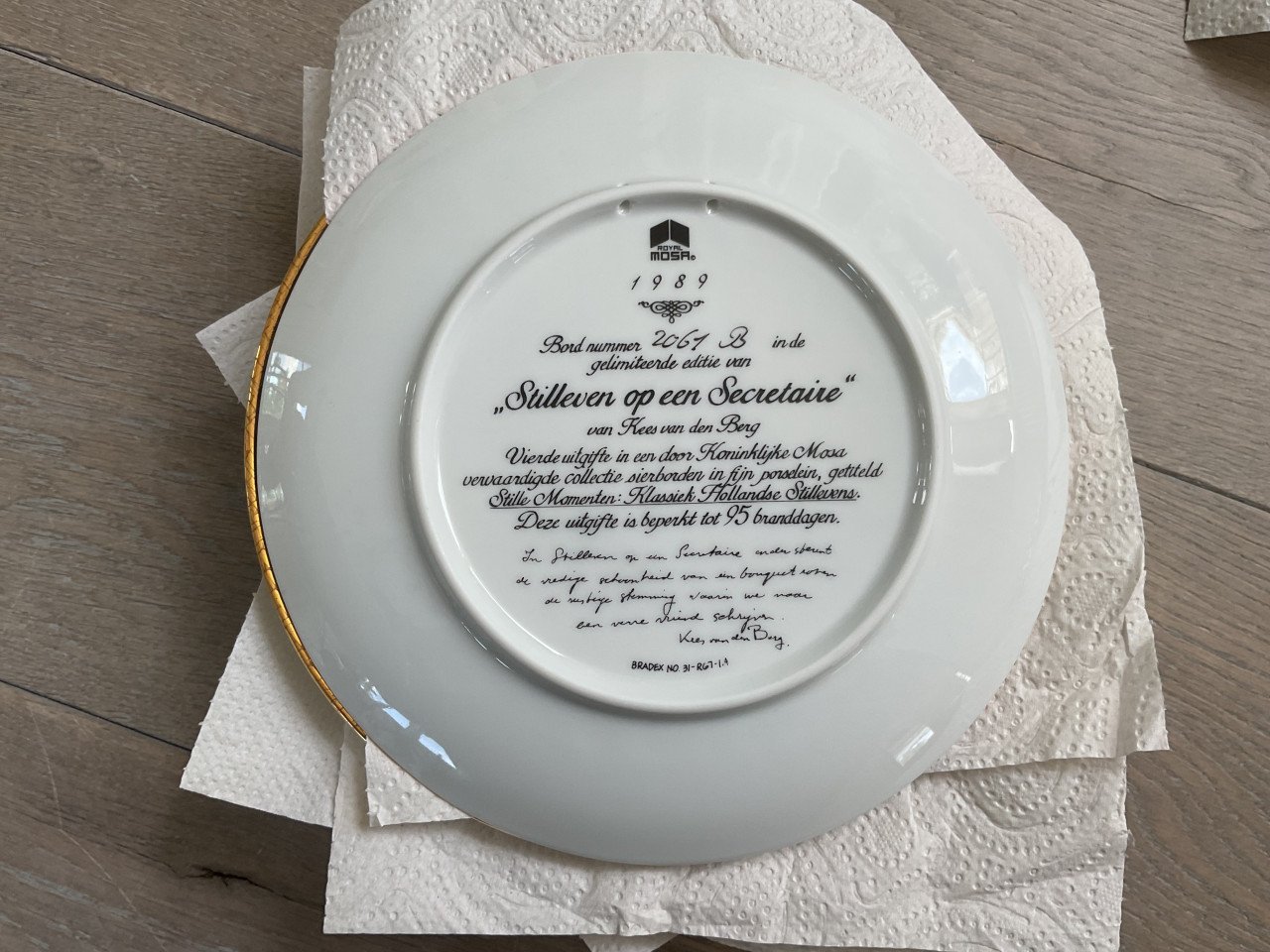 Porseleinen borden
