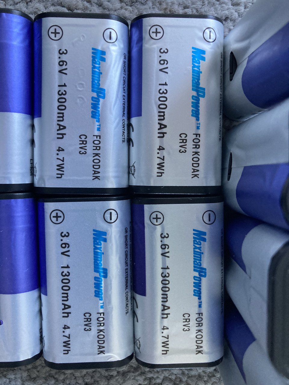 Batterij 3,6V 1300mah CRV3 MaximalPower - Rechargeable