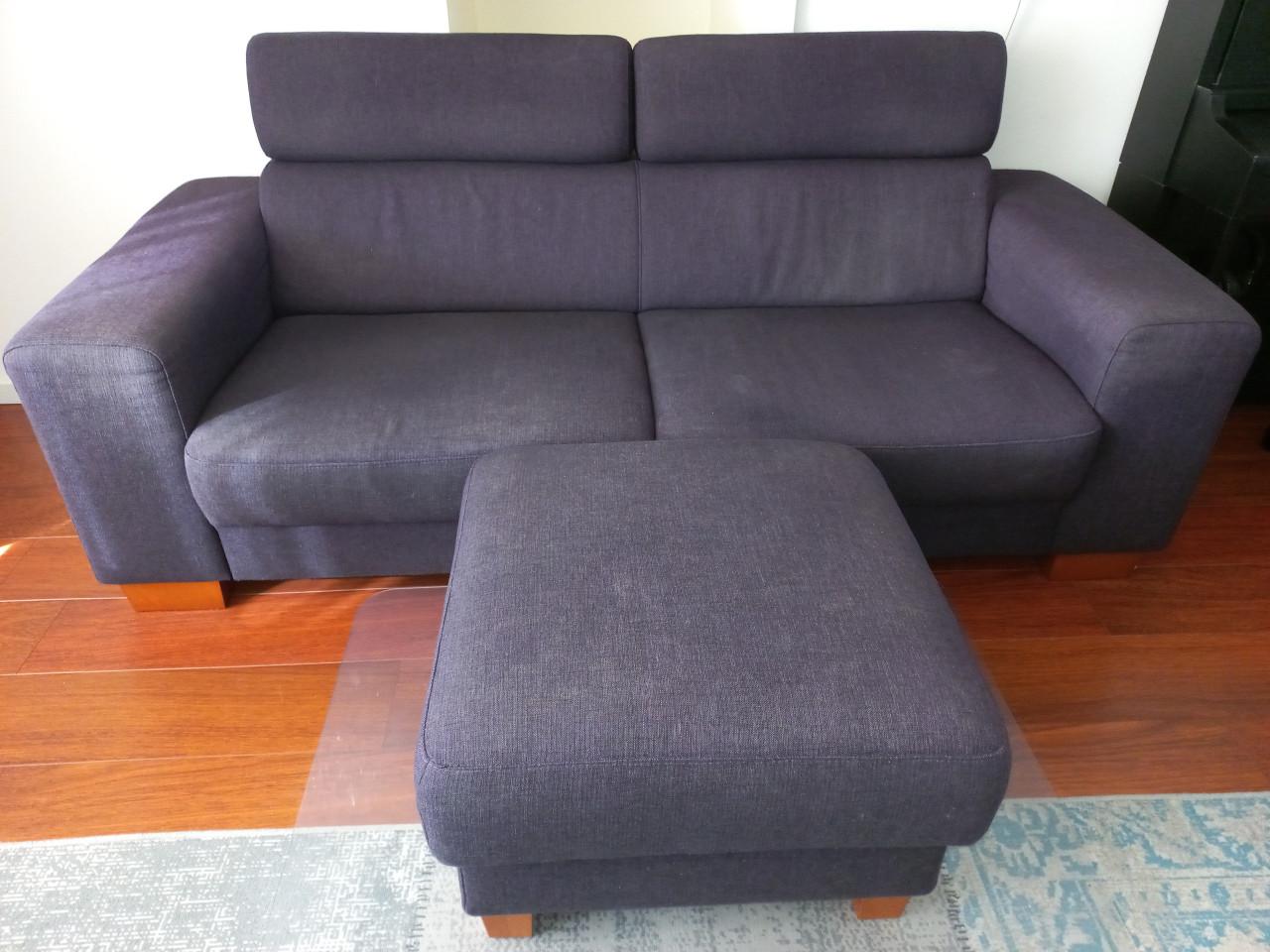 Bankstel met hocker, gratis af te halen