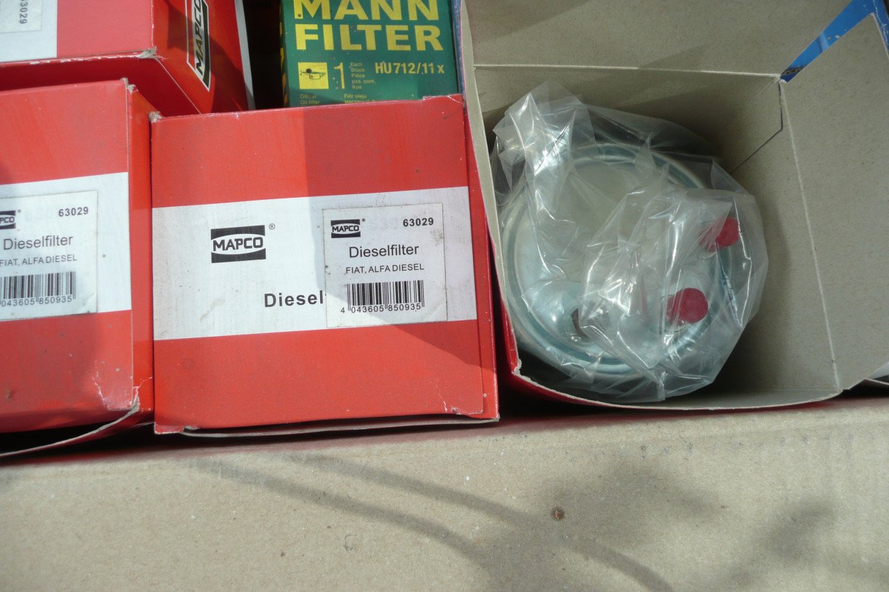 Onderdelenpakket (remklauw, filters, wissers,..) voor Lancia Delta MY2008