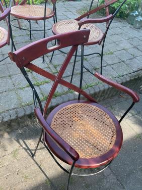 Cross back stoelen 4 st.