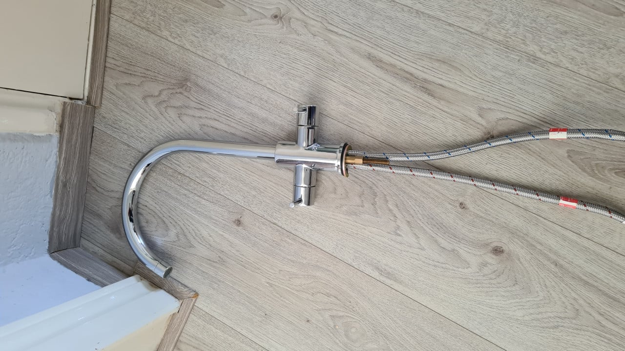 In goed staat keuken kraan-Aqua Viva- compleet