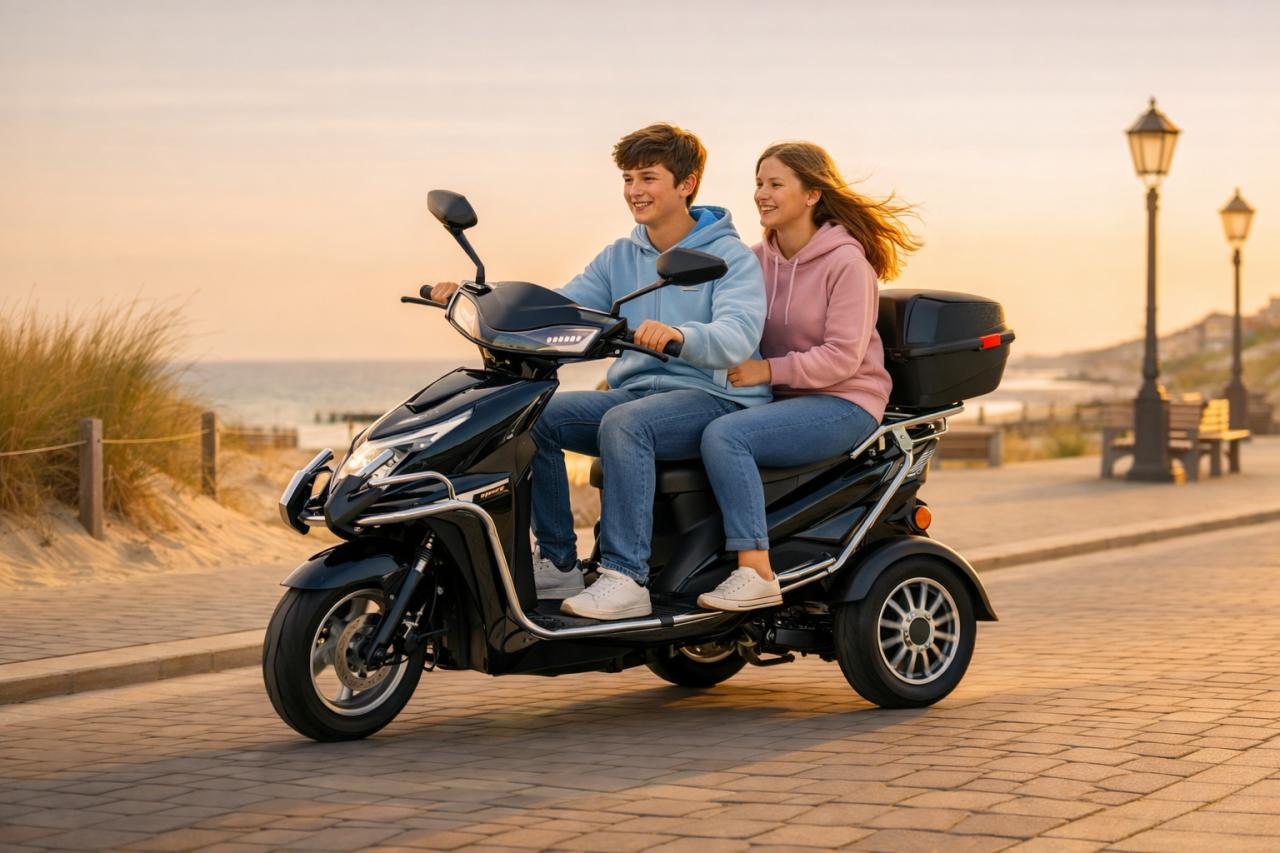🚀  2‑PERSOONS SCOOTMOBIELEN!   met de looks van een scooter