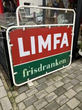 Vintage reclameborden LIMFA frisdranken