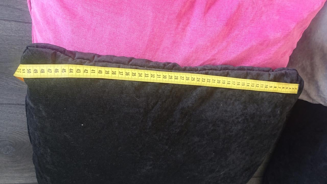 10-delige Kussen set roze/grijs/zwart