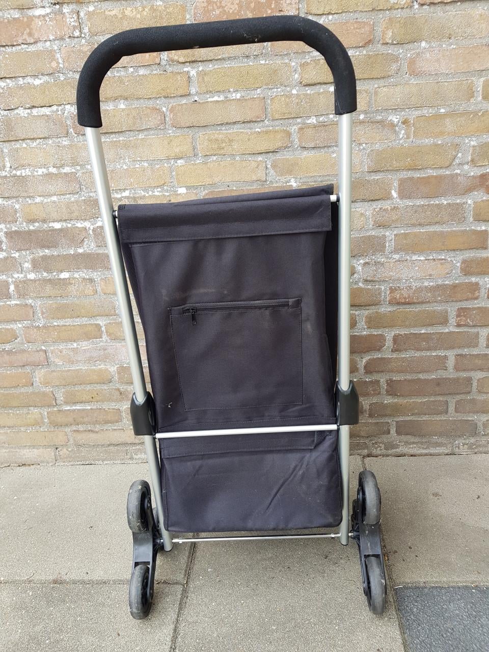 Boodschappen trolley tas met trapwielen