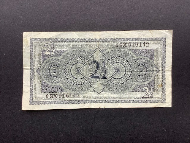 Nederland , 2 1/2 gulden 1949 Juliana.