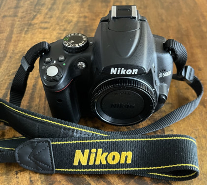 Nikon D5000 spiegelreflexcamera (body) Zo goed als nieuw