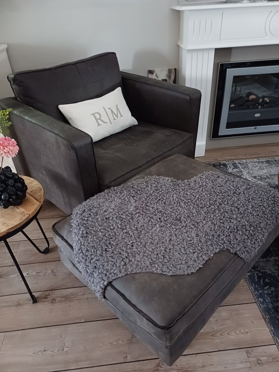 Loveseat met hocker