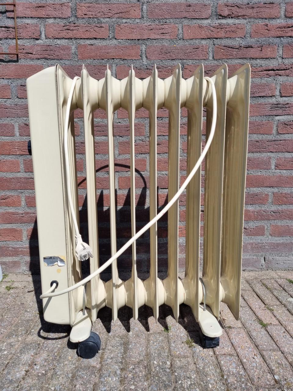 Verrijdbare elektrische radiator