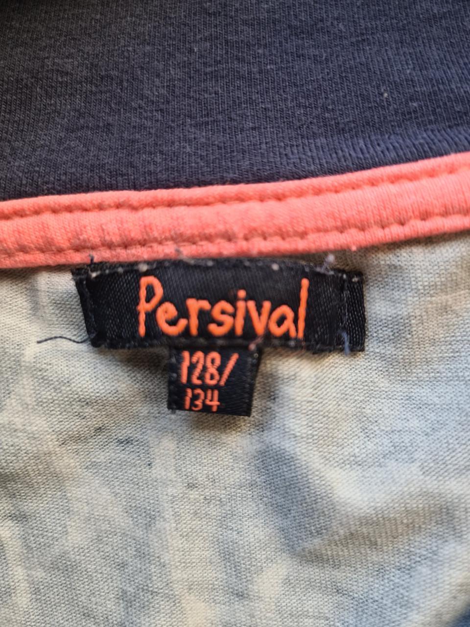 Persival donker blauw leopardprint jurkje Mt 128-134