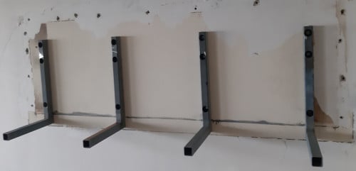 Stalen hoeksteunen 54x34 cm