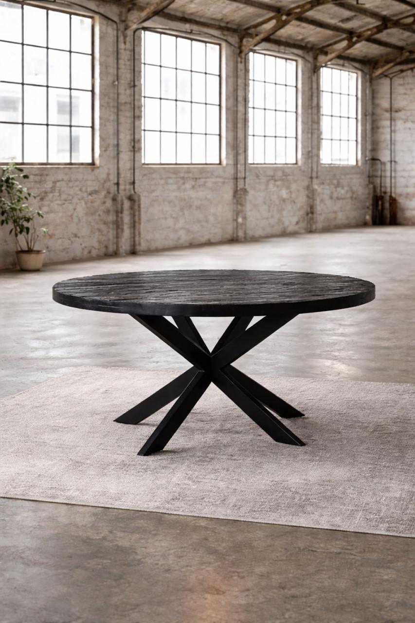 Nieuwe ronde eettafel 130 cm in verpakking