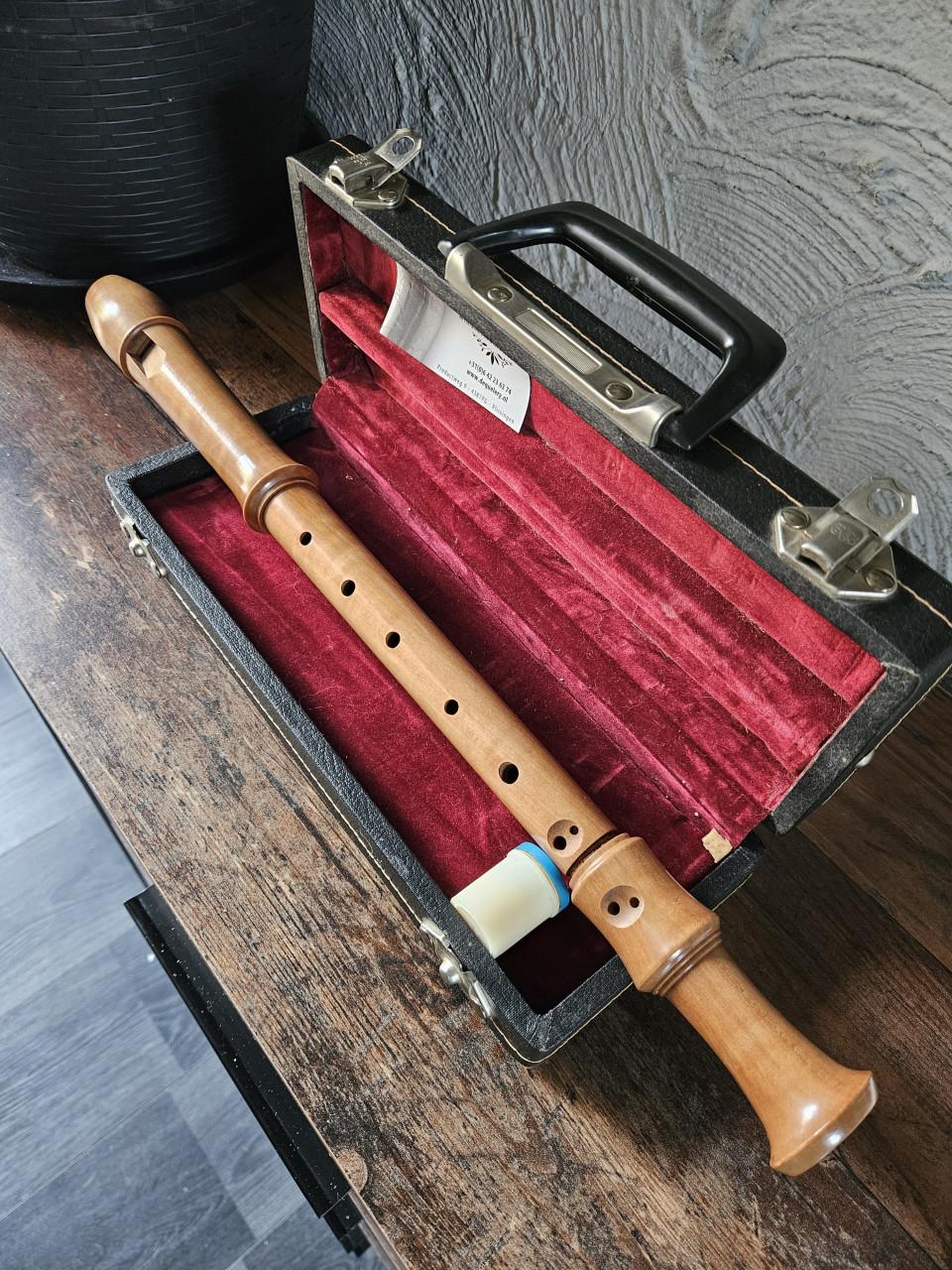 Houten alt blokfluit met koffer - Aura, Made in Germany