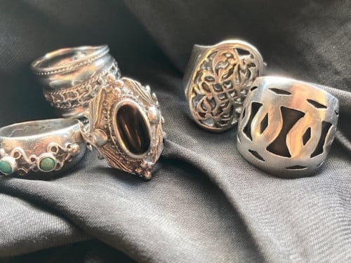 Zilveren 925 Damesringen