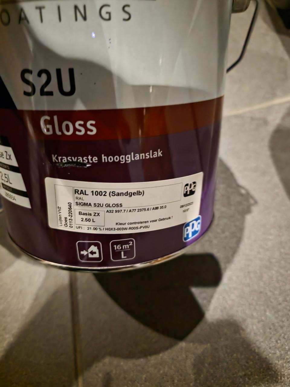 Sigma primer & verf (kleur zand) GERESERVEERD