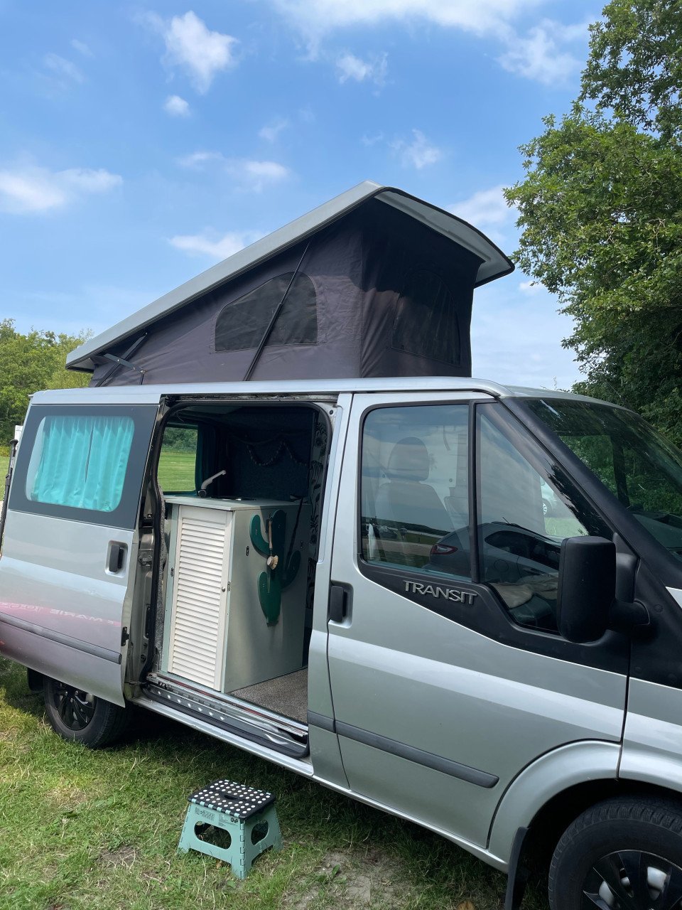 Buscamper Ford Transit met hefdak Euro5!